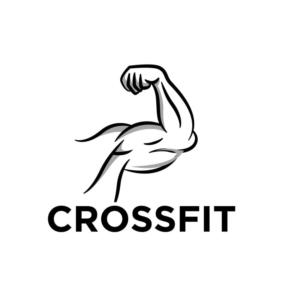 ontwerpsjabloon voor crossfit-logo vector