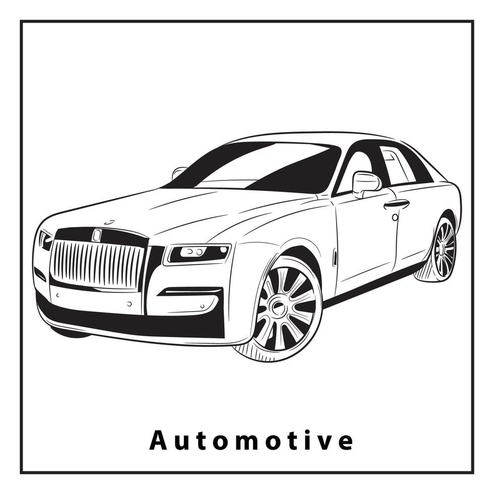 auto vectorillustratie vector