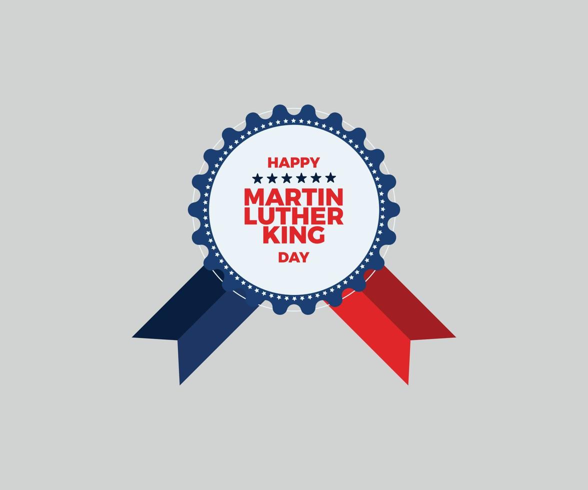 martin luther king dag badge logo gratis vector