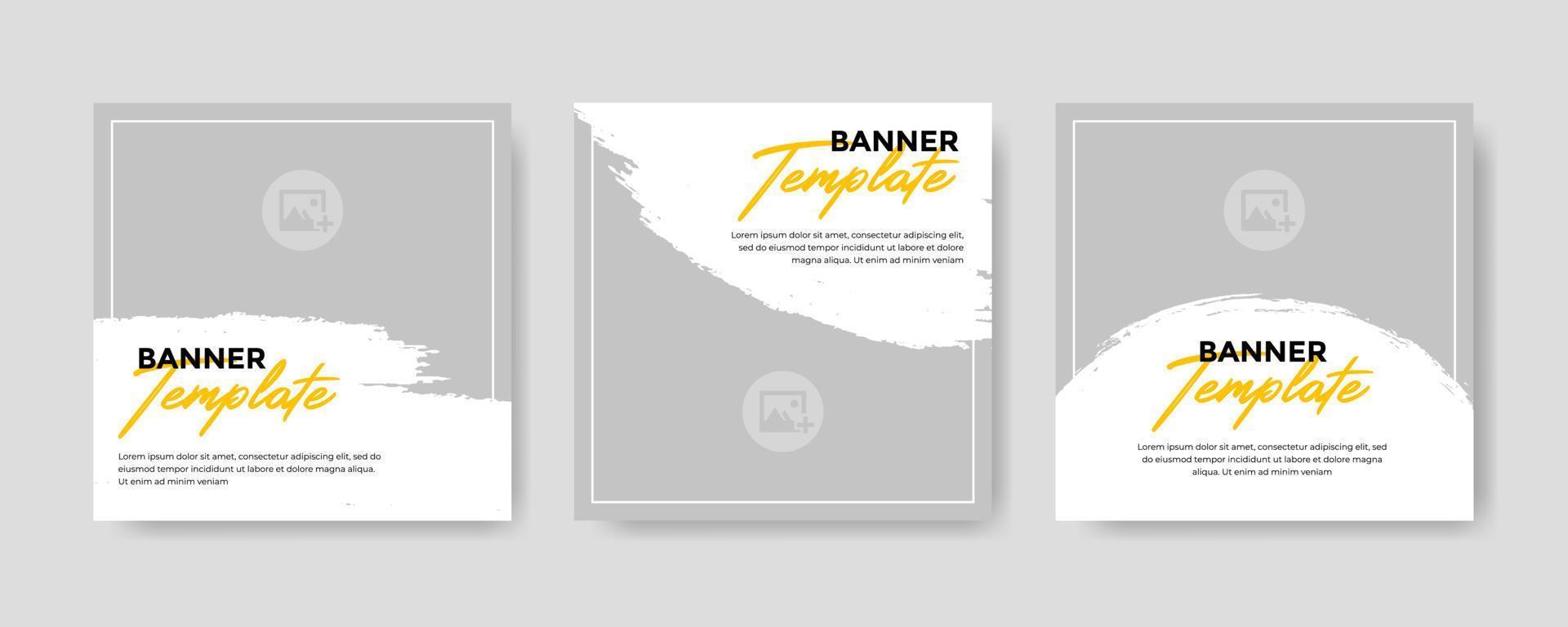 unieke moderne bewerkbare sjabloon voor spandoek voor sociale media. iedereen kan deze eenvoudig te ontwerpen promotie-webbanner voor sociale media gebruiken. moderne elegante verkoop- en kortingspromoties - vector. vector