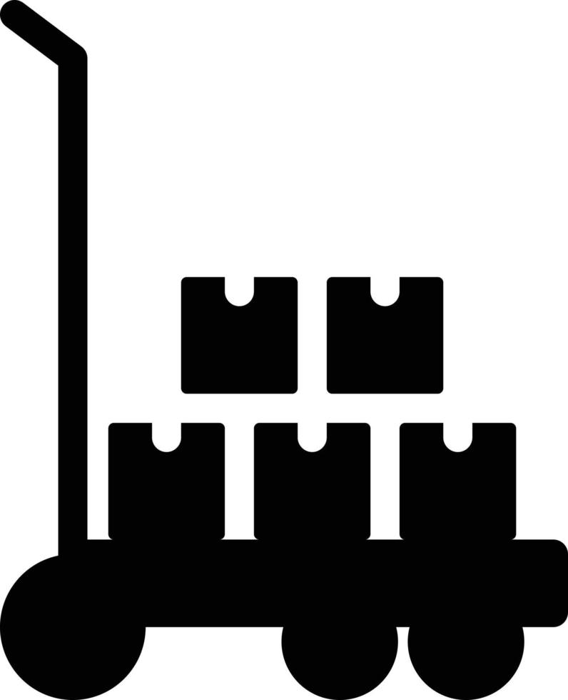trolley pakketten vector illustratie op een background.premium kwaliteit symbolen.vector iconen voor concept en grafisch ontwerp.