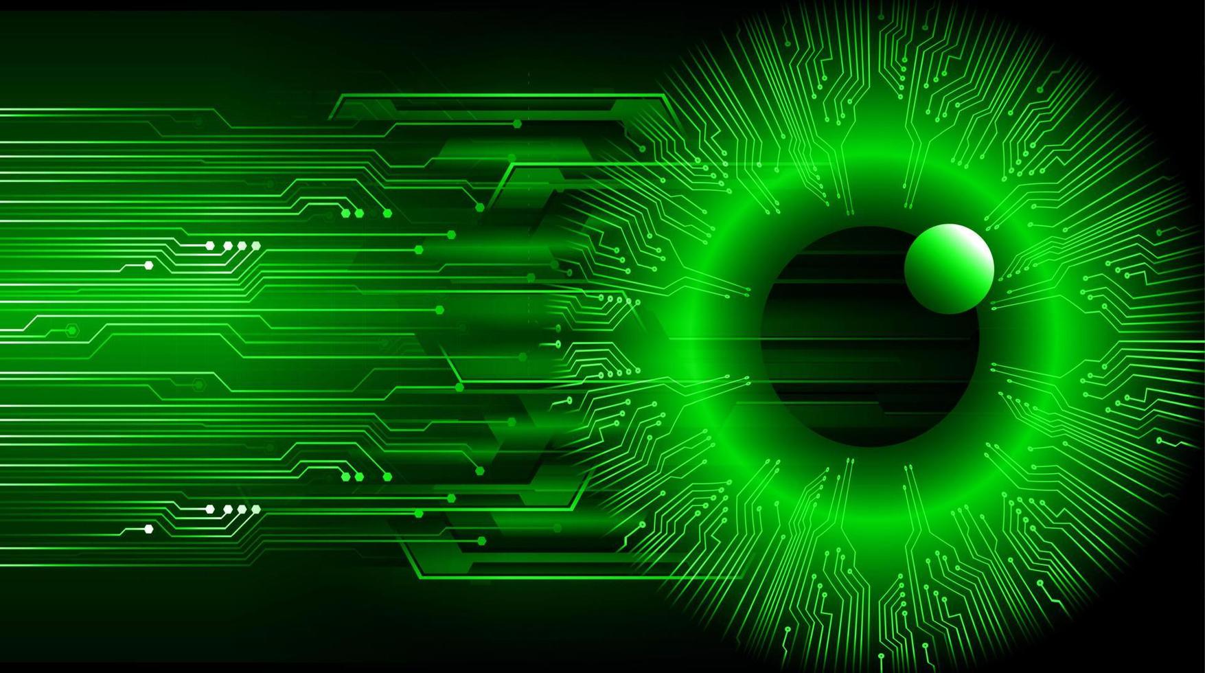 eye cyber circuit toekomstige technologie concept achtergrond vector