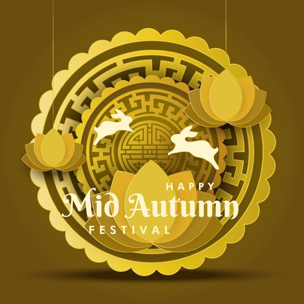 medio herfst chinees japans festival traditionele viering concept vakantie illustratie vector