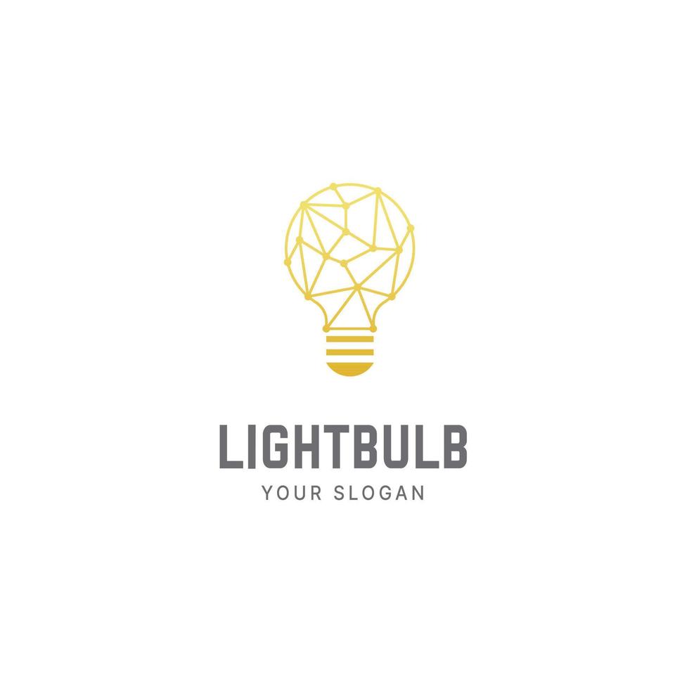 bulb tech logo ontwerpsjabloon, slimme lamp, gloeilamp idee tech, gloeilamp technologie vector