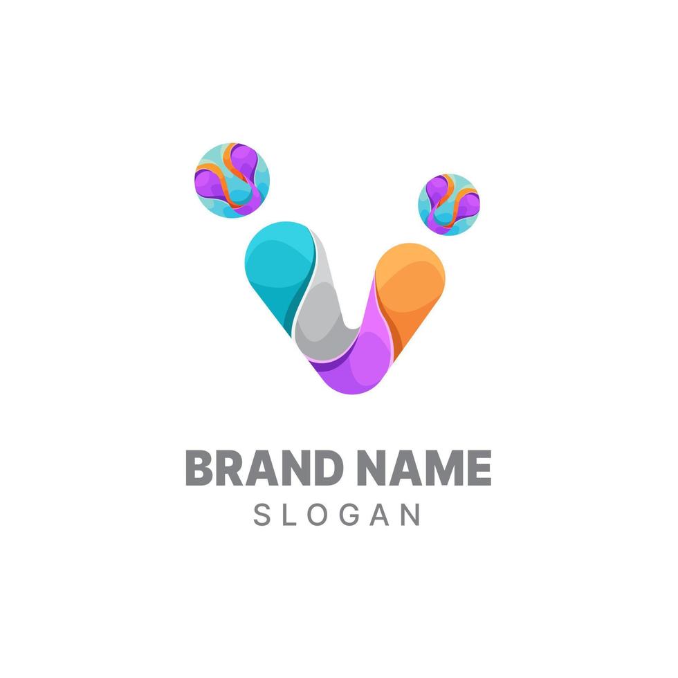 gemeenschap logo gradiënt kleurrijke ontwerpsjabloon, familie logo, mensen logo, eenheidslogo, vector