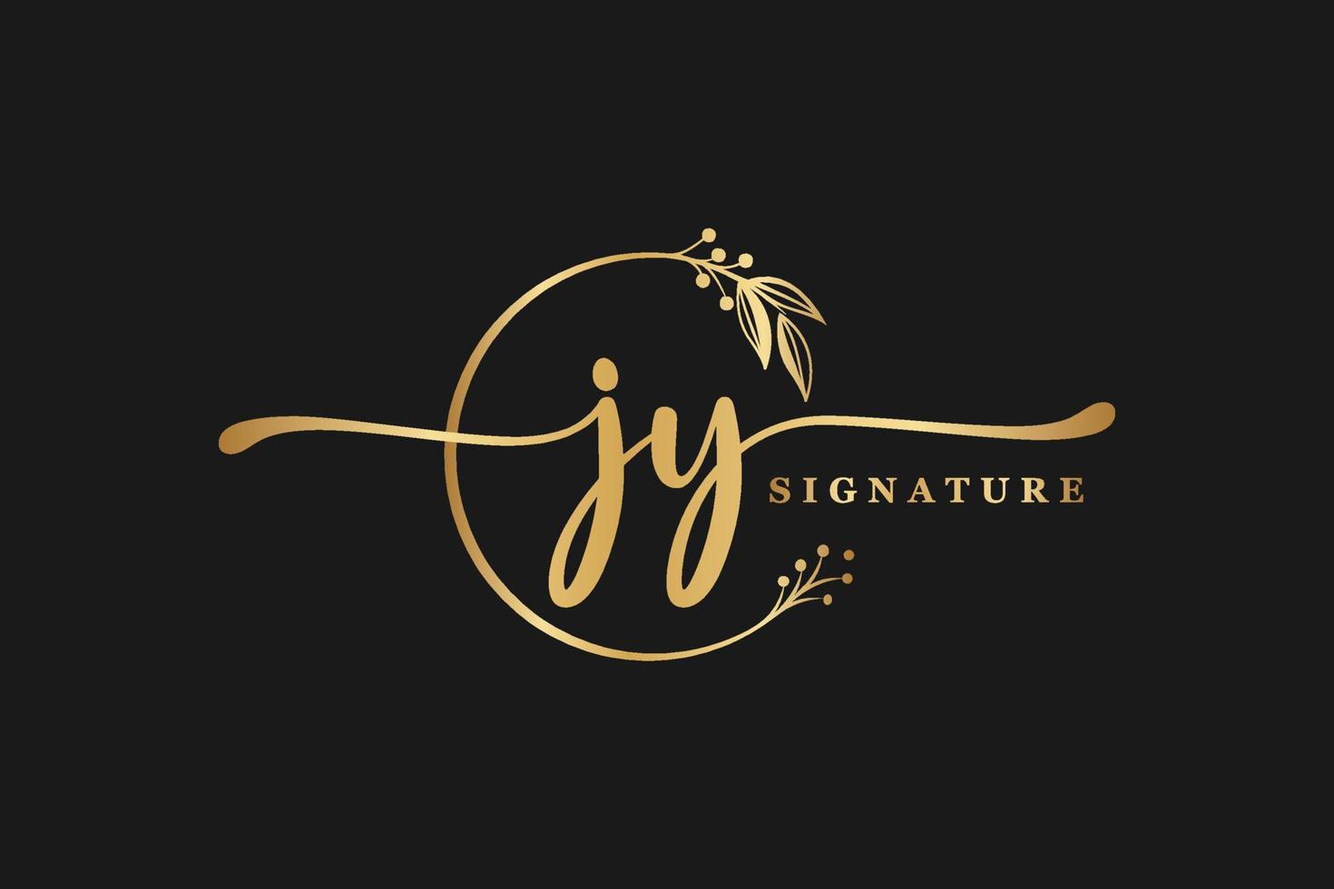 luxe handtekening logo-ontwerp. handschrift vector logo ontwerp illustratie afbeelding
