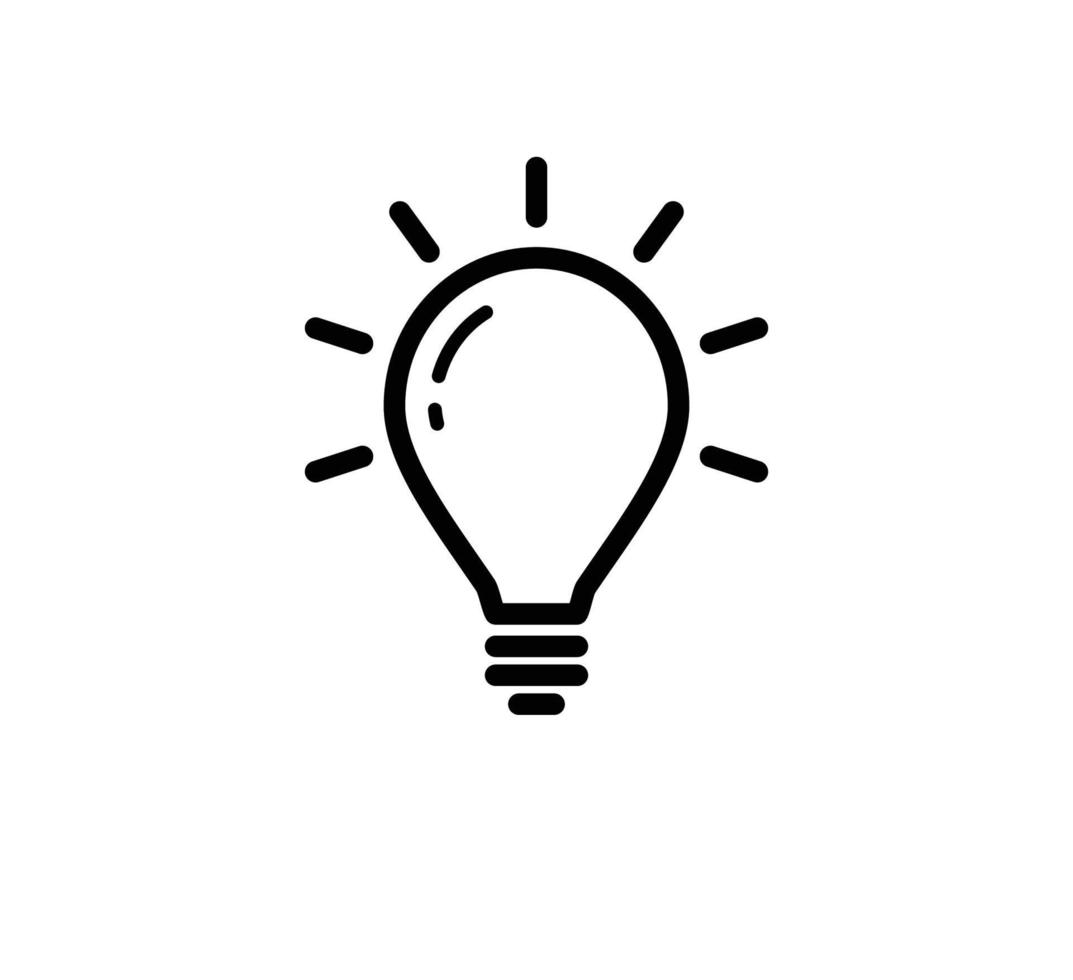 lamp pictogram vector logo ontwerpsjabloon