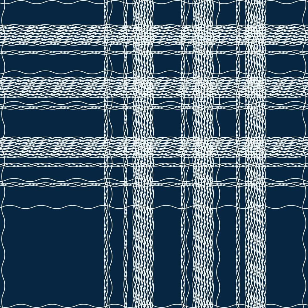 donker blauw en wit geometrische etnische oosterse ikat patroon traditioneel ontwerp en traditionele kleding patroon voor achtergrond, tapijt, behang, kleding, inwikkeling, stof, vectorillustratie vector