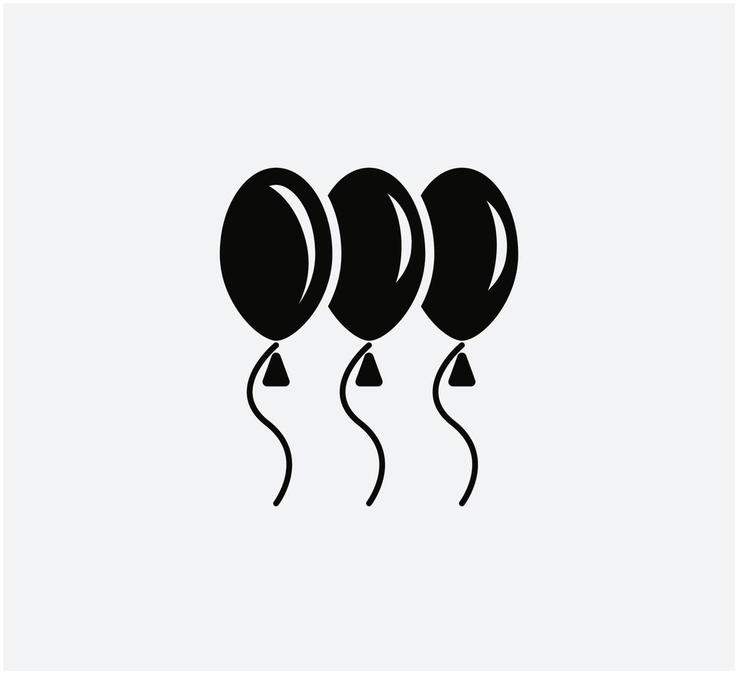 ballon pictogram vector logo ontwerpsjabloon