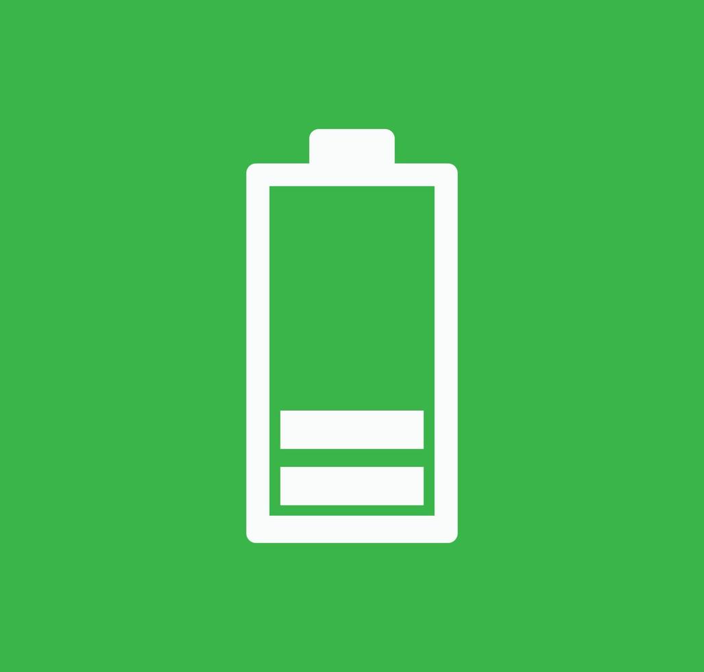 batterij pictogram vector logo ontwerpsjabloon