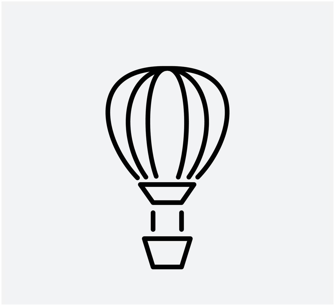 ballon pictogram vector logo ontwerpsjabloon