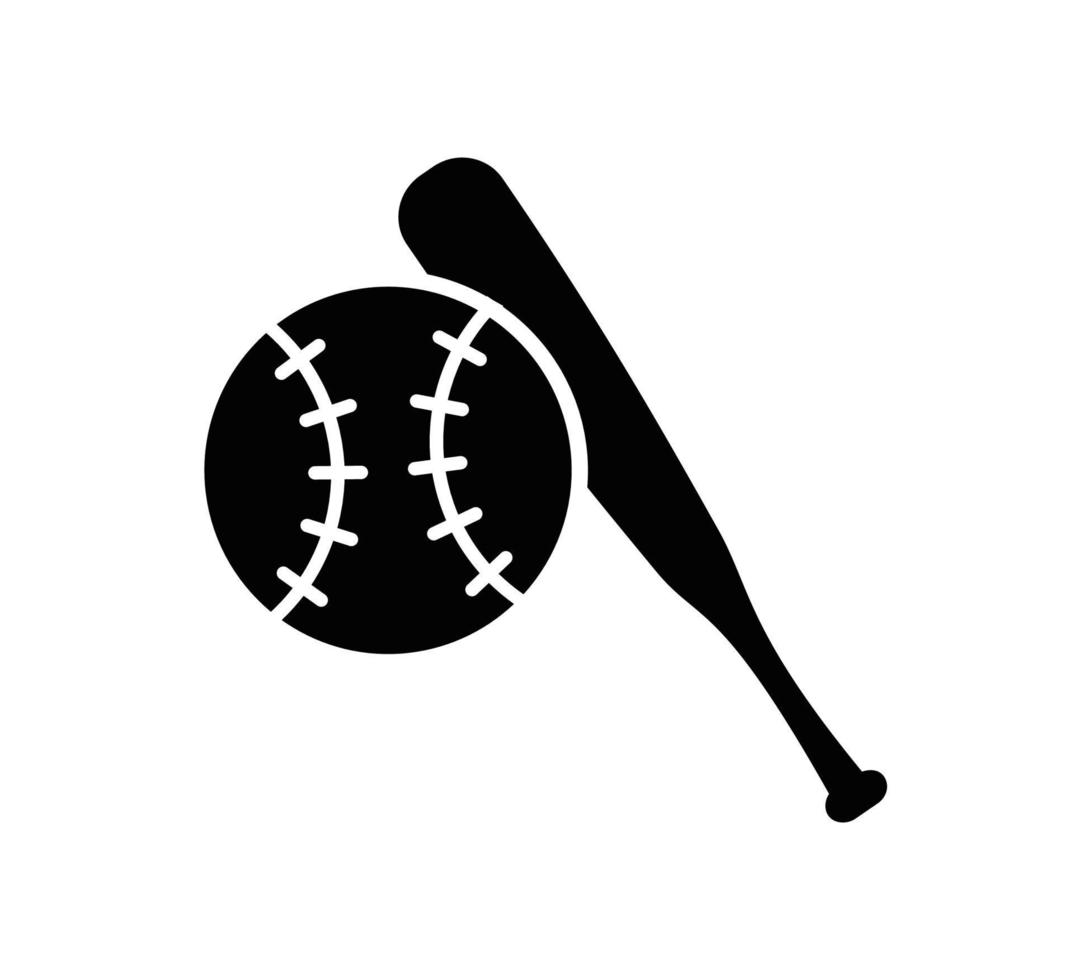 honkbal pictogram vector logo ontwerpsjabloon