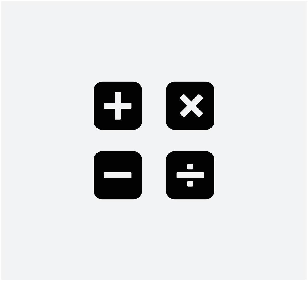 rekenmachine pictogram vector logo sjabloon