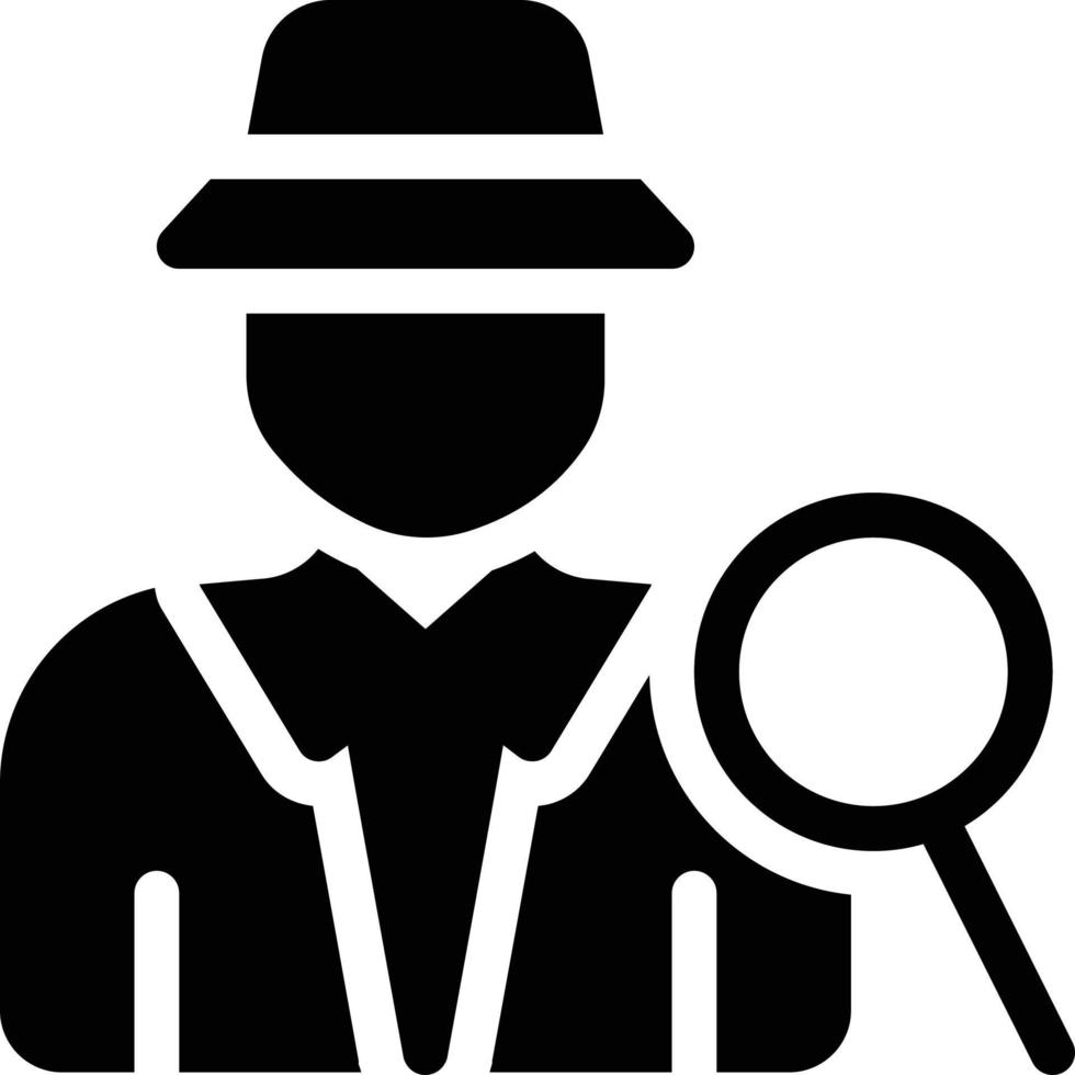 detective vectorillustratie op een background.premium kwaliteit symbolen.vector pictogrammen voor concept en grafisch ontwerp. vector