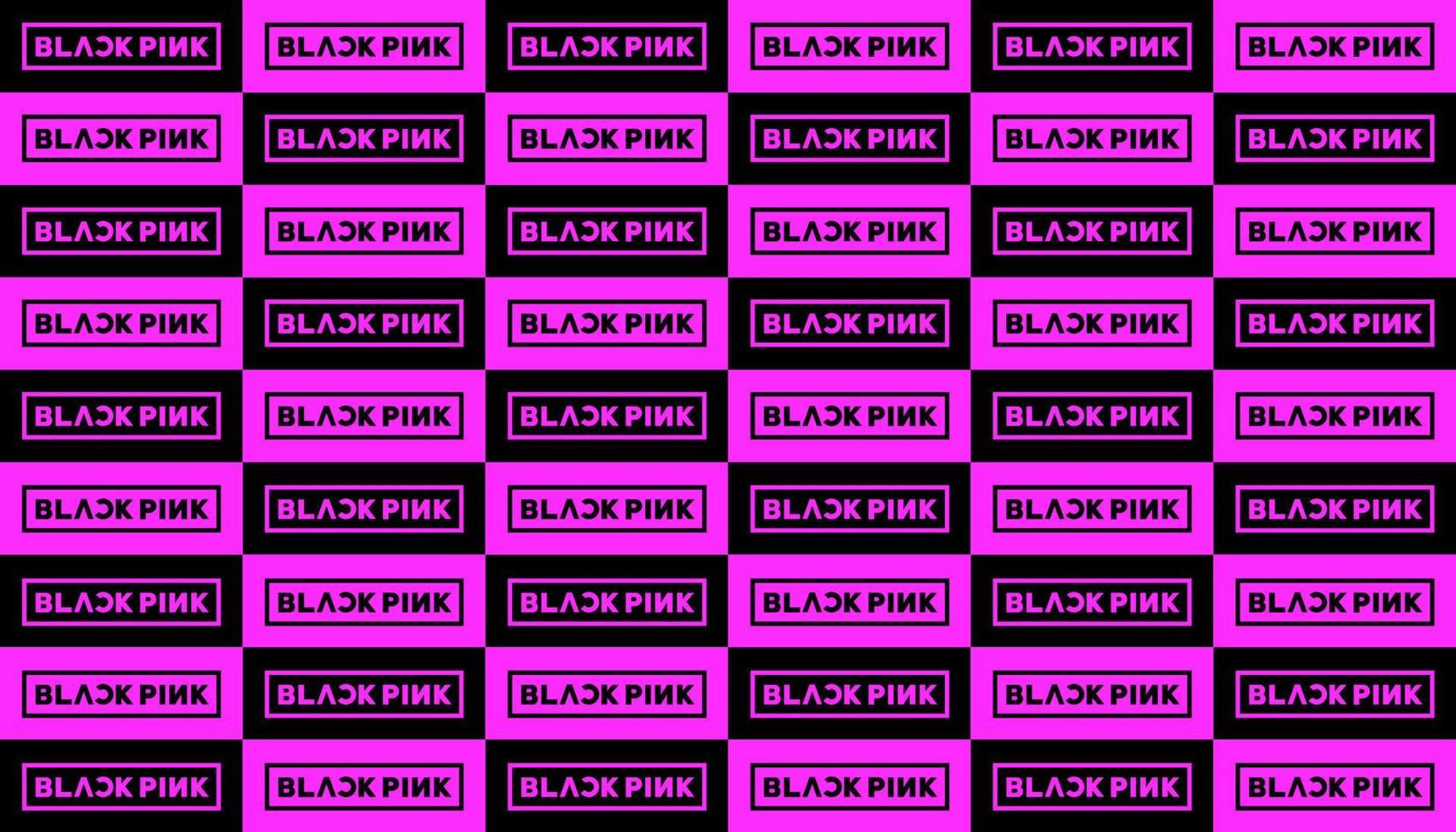 vector achtergrondpatroon zwart roze