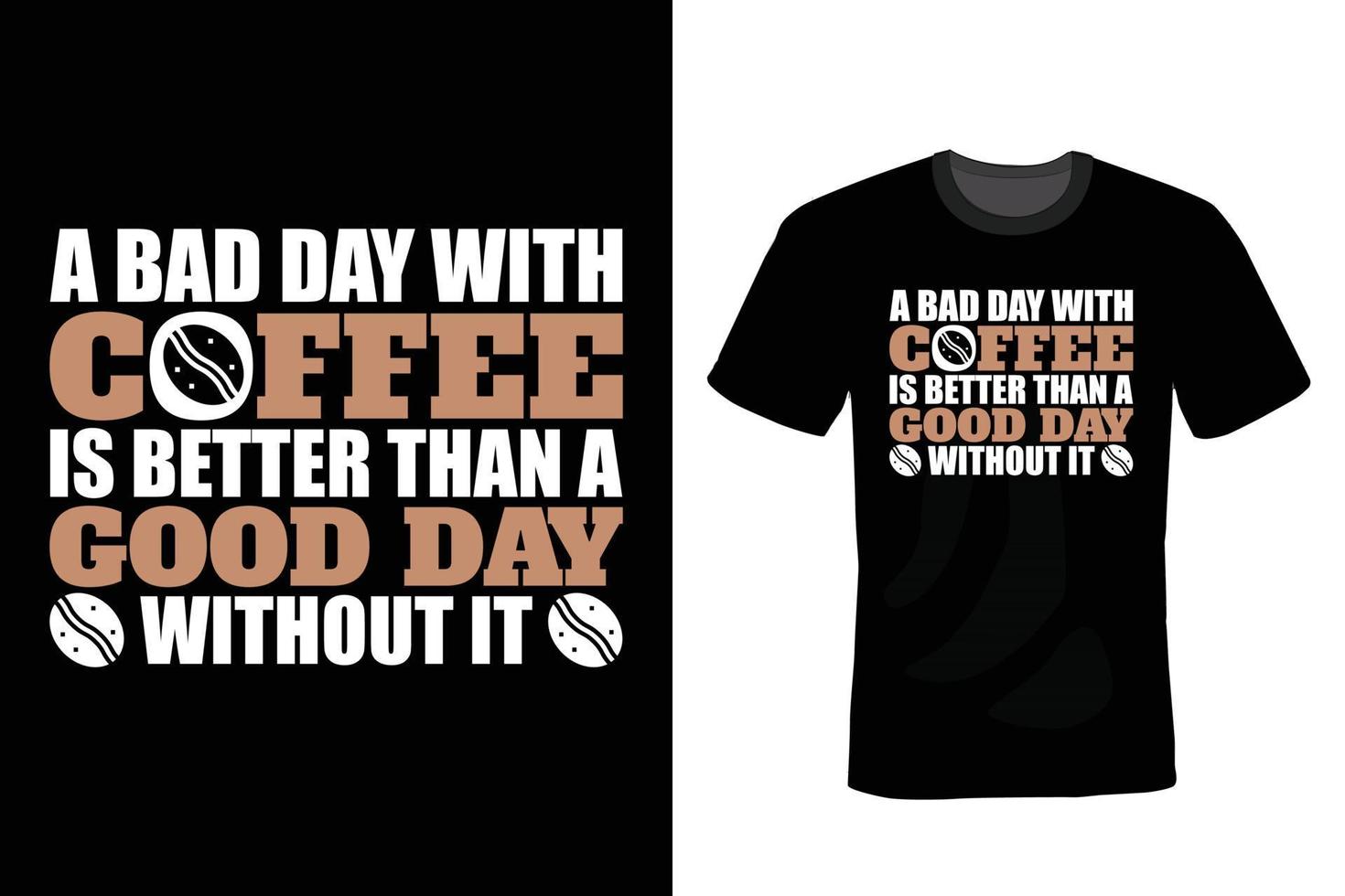 koffie t-shirt ontwerp, vintage, typografie vector