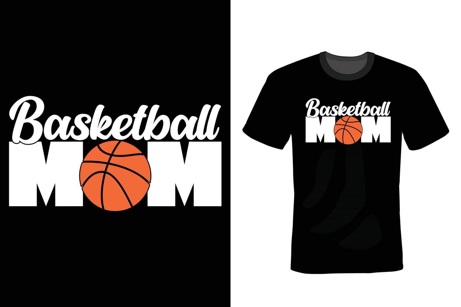basketbal t-shirtontwerp, vintage, typografie vector