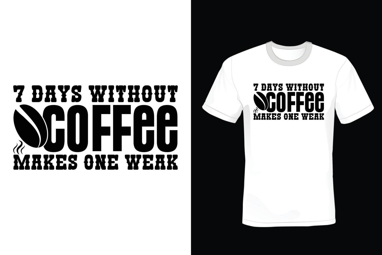 koffie t-shirt ontwerp, vintage, typografie vector