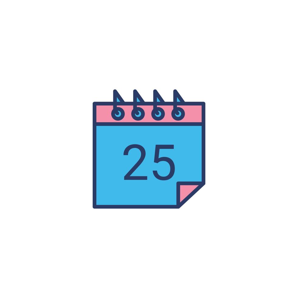 schema datum kalender pictogram vector