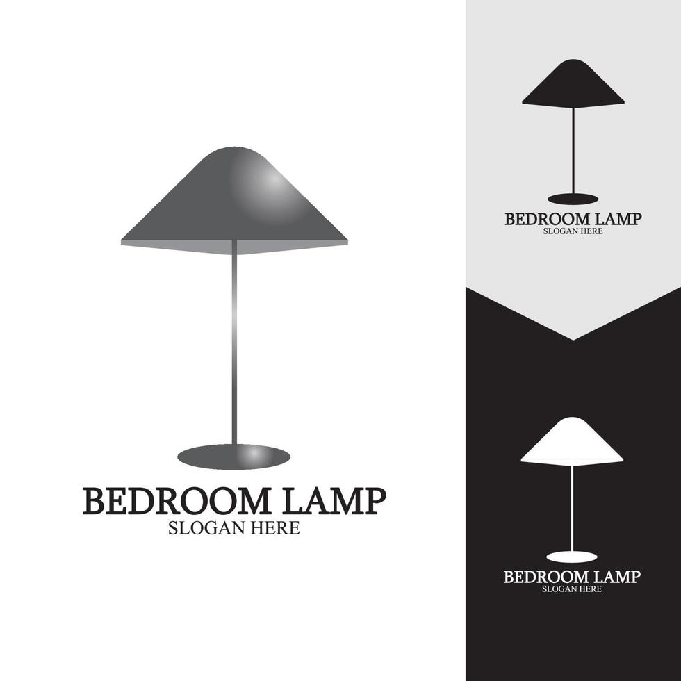 slaapkamer lamp vector pictogramachtergrond