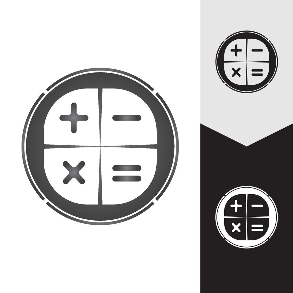 rekenmachine vector pictogram sjabloon achtergrond