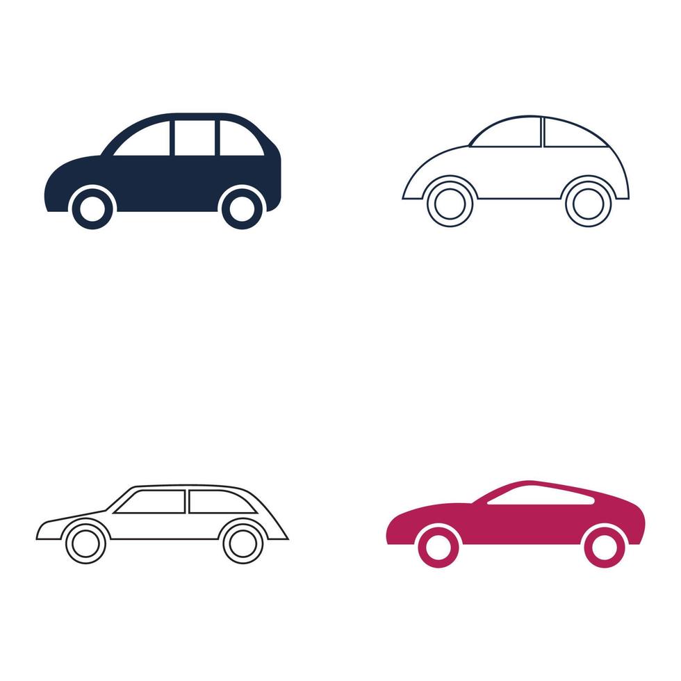 auto vector illustratie pictogram ontwerp