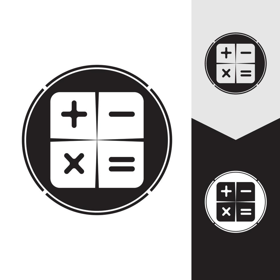 rekenmachine vector pictogram sjabloon achtergrond