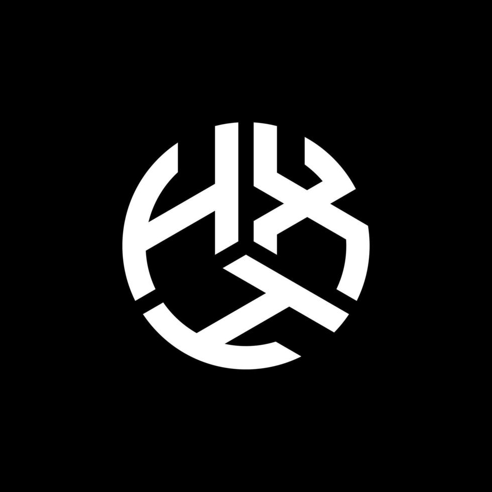 hxh brief logo ontwerp op witte achtergrond. hxh creatieve initialen brief logo concept. hxh brief ontwerp. vector