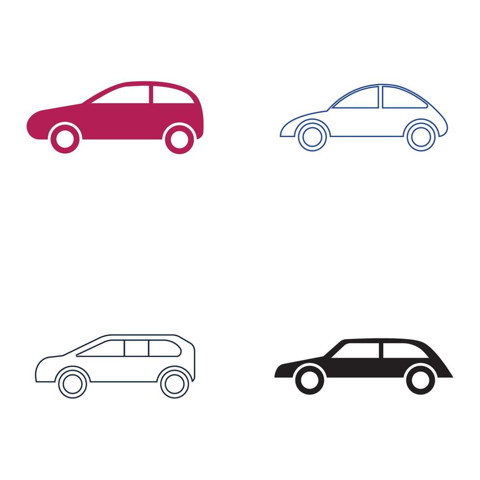 auto vector illustratie pictogram ontwerp