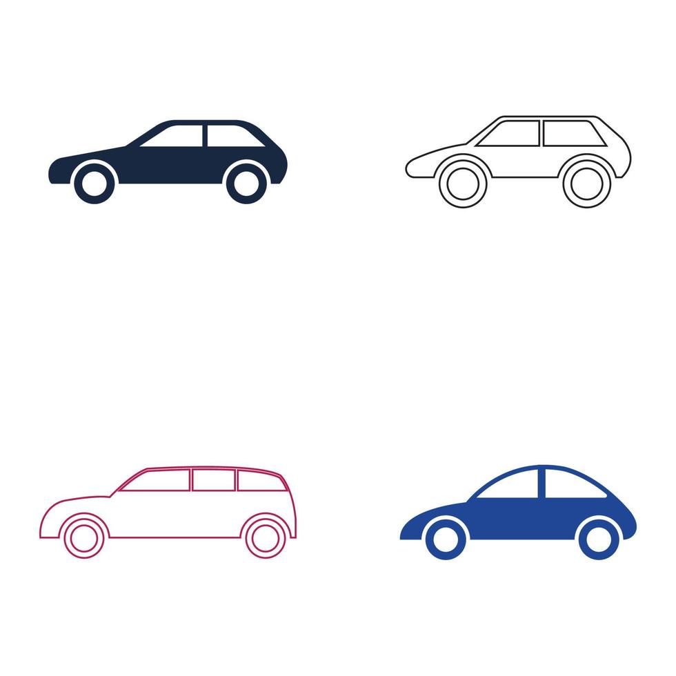 auto vector illustratie pictogram ontwerp