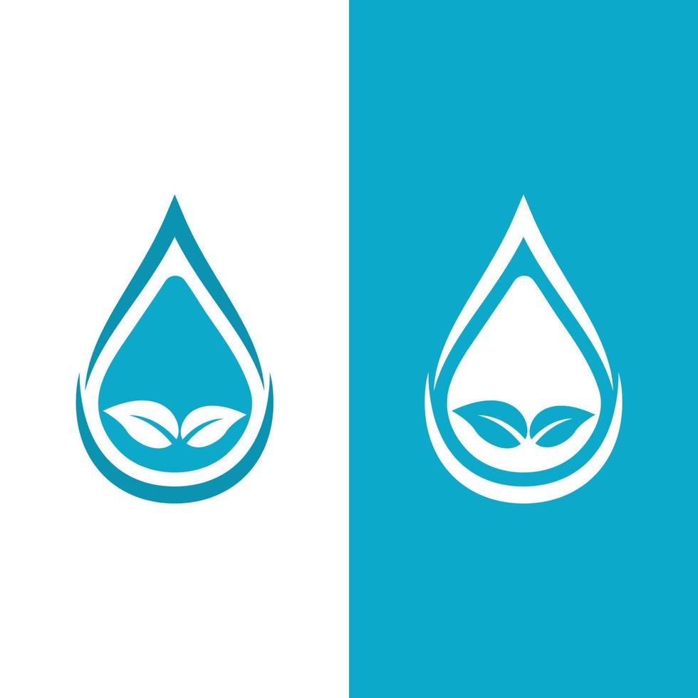 waterdruppel logo sjabloon vector