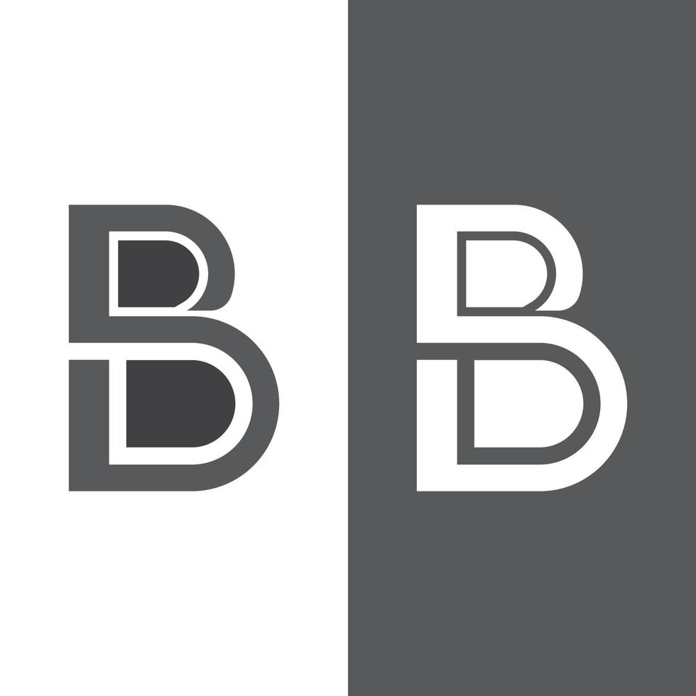 b brief vector logo afbeelding