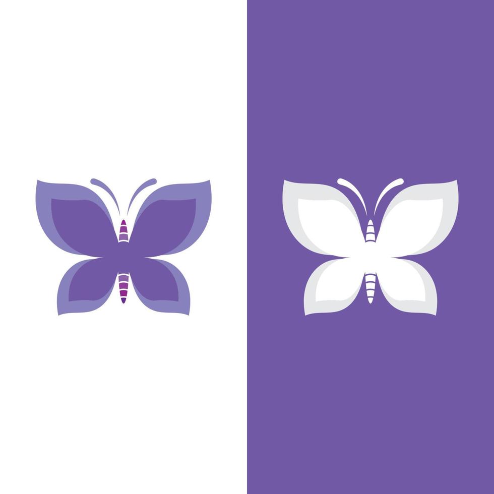 schoonheid vlinder pictogram vector ontwerp
