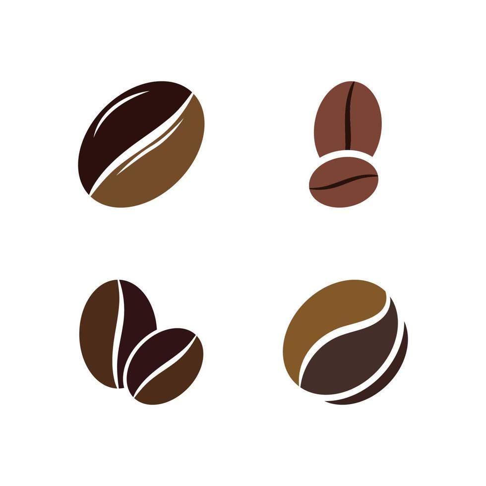koffieboon pictogram vectorillustratie vector