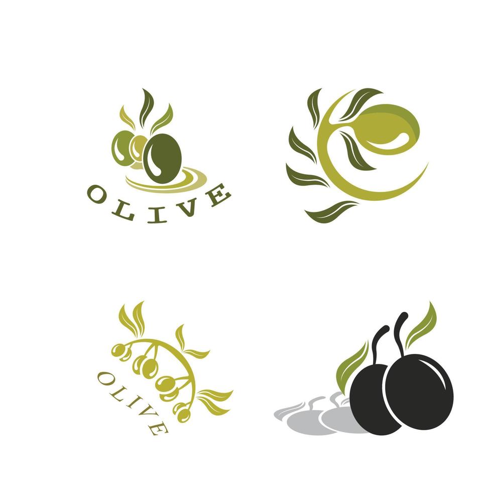 olijf pictogram vector illustratie ontwerp