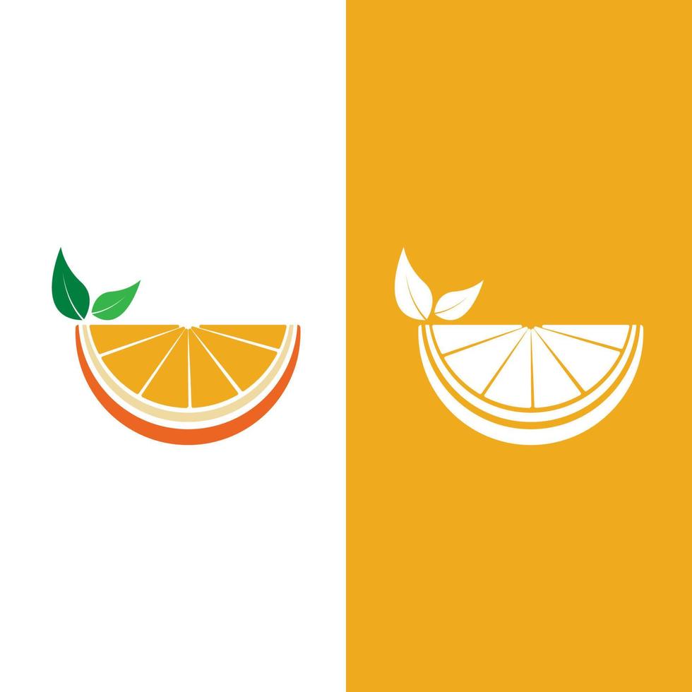 oranje logo ontwerp vector icon