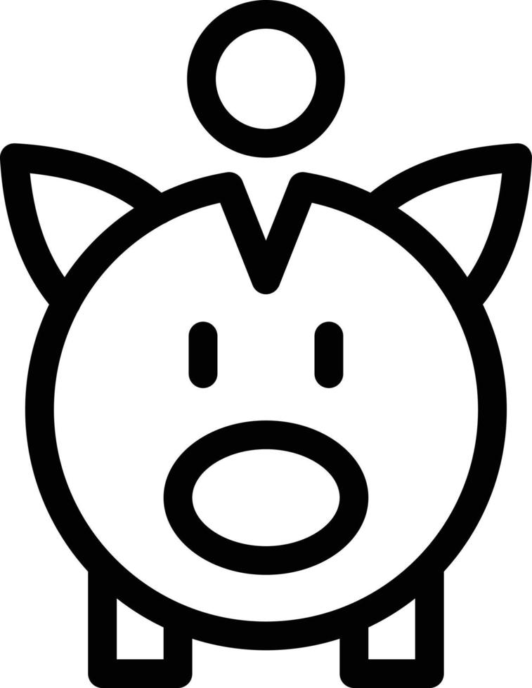 Piggy vectorillustratie op een background.premium kwaliteit symbolen.vector iconen voor concept en grafisch ontwerp. vector