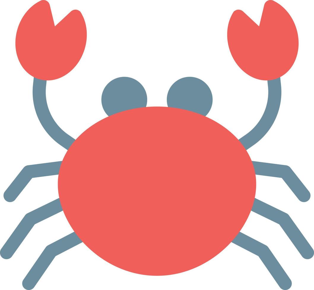 krab vectorillustratie op een background.premium kwaliteit symbolen.vector iconen voor concept en grafisch ontwerp. vector