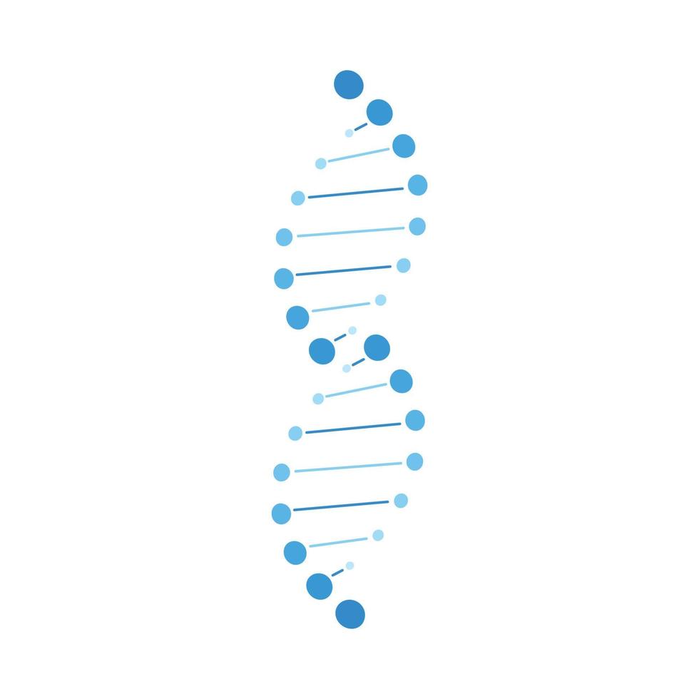 dna-logo icoon. structuur molecuul. vector illustratie