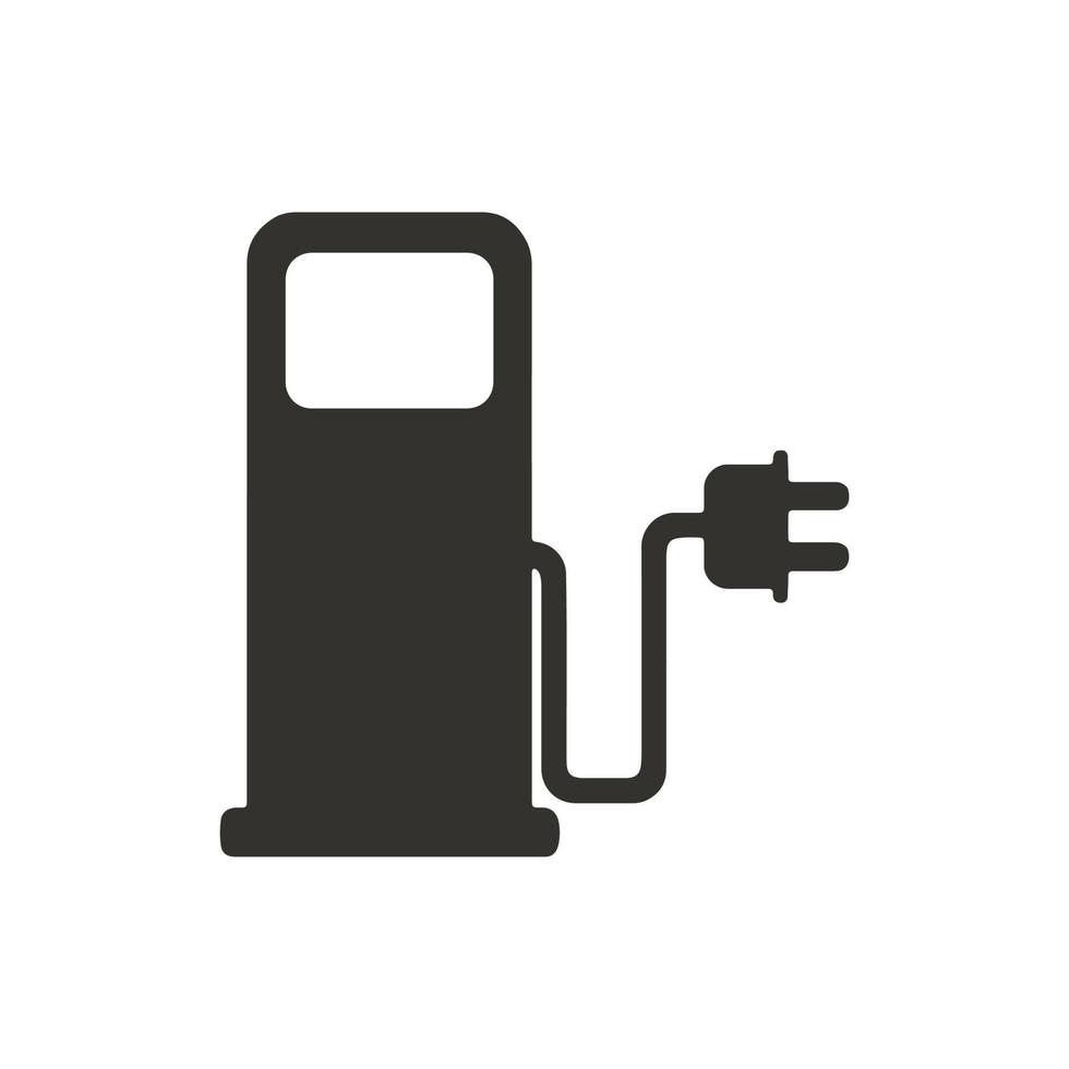 elektrische tanken pictogram illustratie, natuurlijk. vectorontwerpen die geschikt zijn voor websites, apps en meer. vector