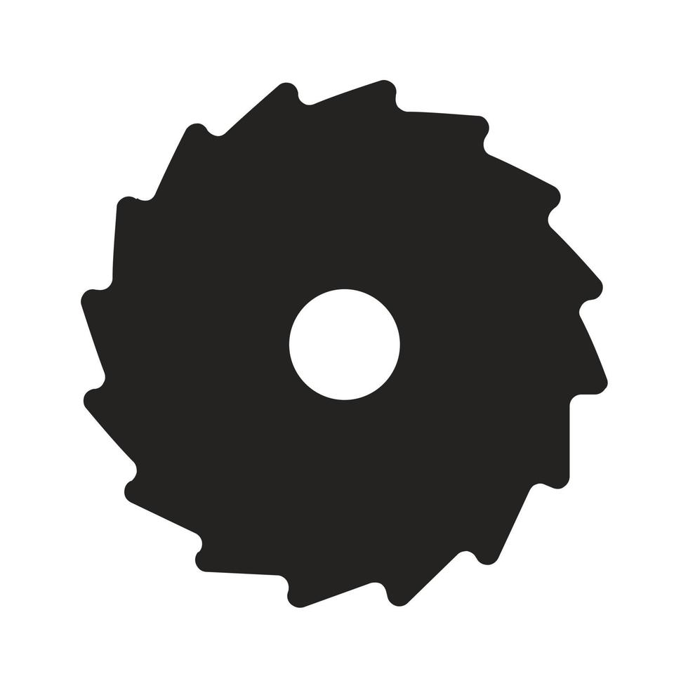 illustratie logo vector pictogram gergaji kayu pisau. cocok voor web, logo, applikasi.