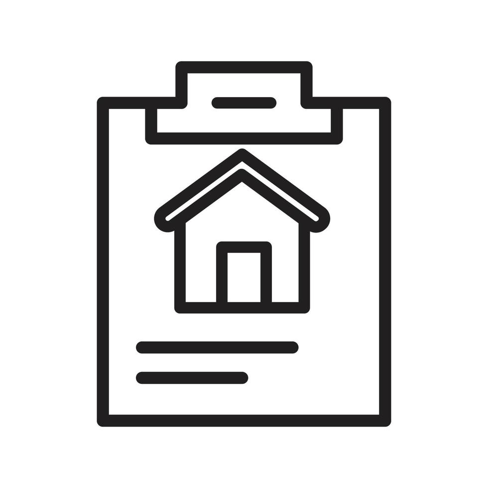 residentiële, residentiële, huis verhuur lijn stijl icon set. vector