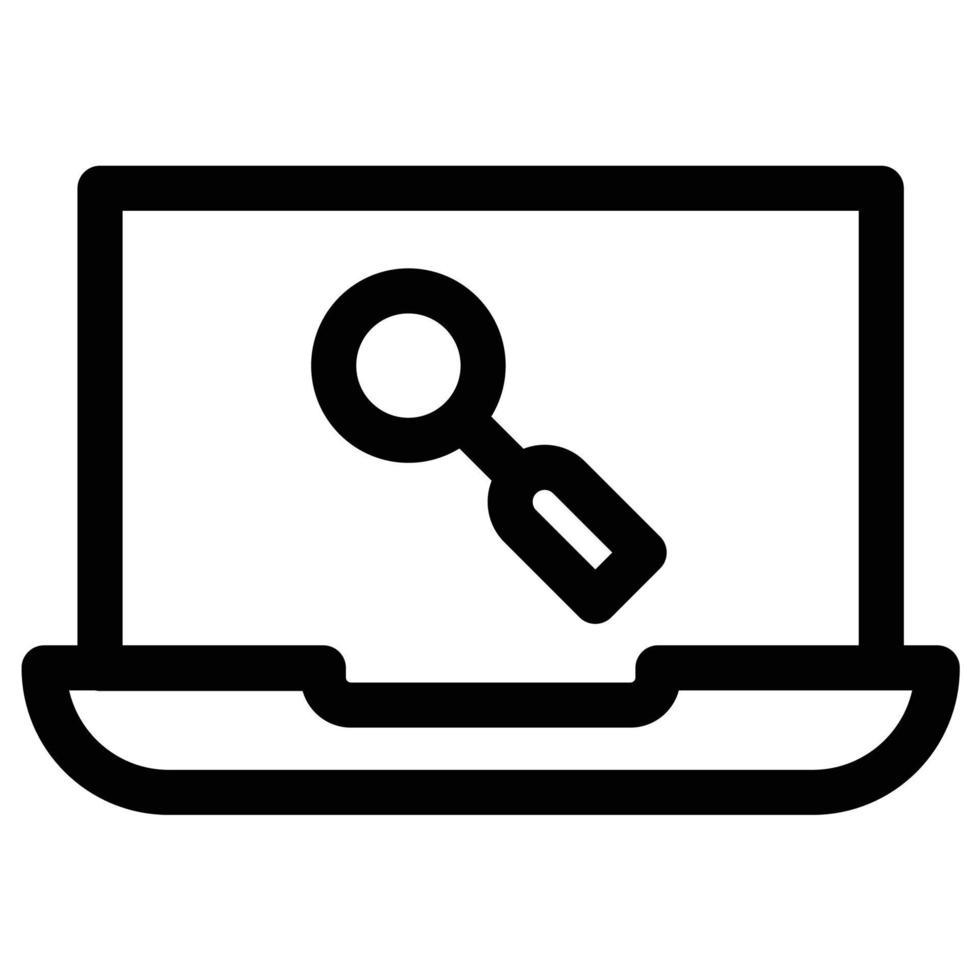 laptop gebruiker pictogram illustratie. vectorontwerpen die geschikt zijn voor websites, apps en meer. vector