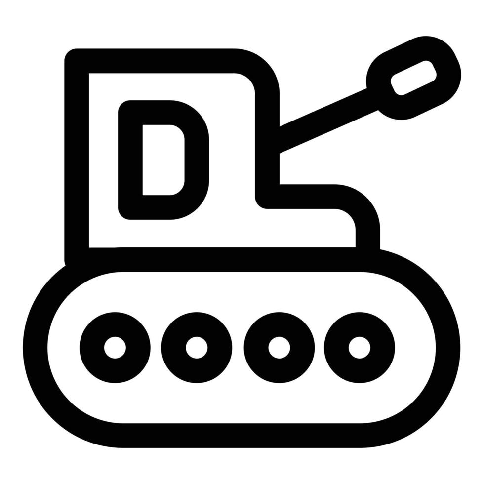 stalen tank pictogram illustratie. vectorontwerpen die geschikt zijn voor websites, apps en meer. vector