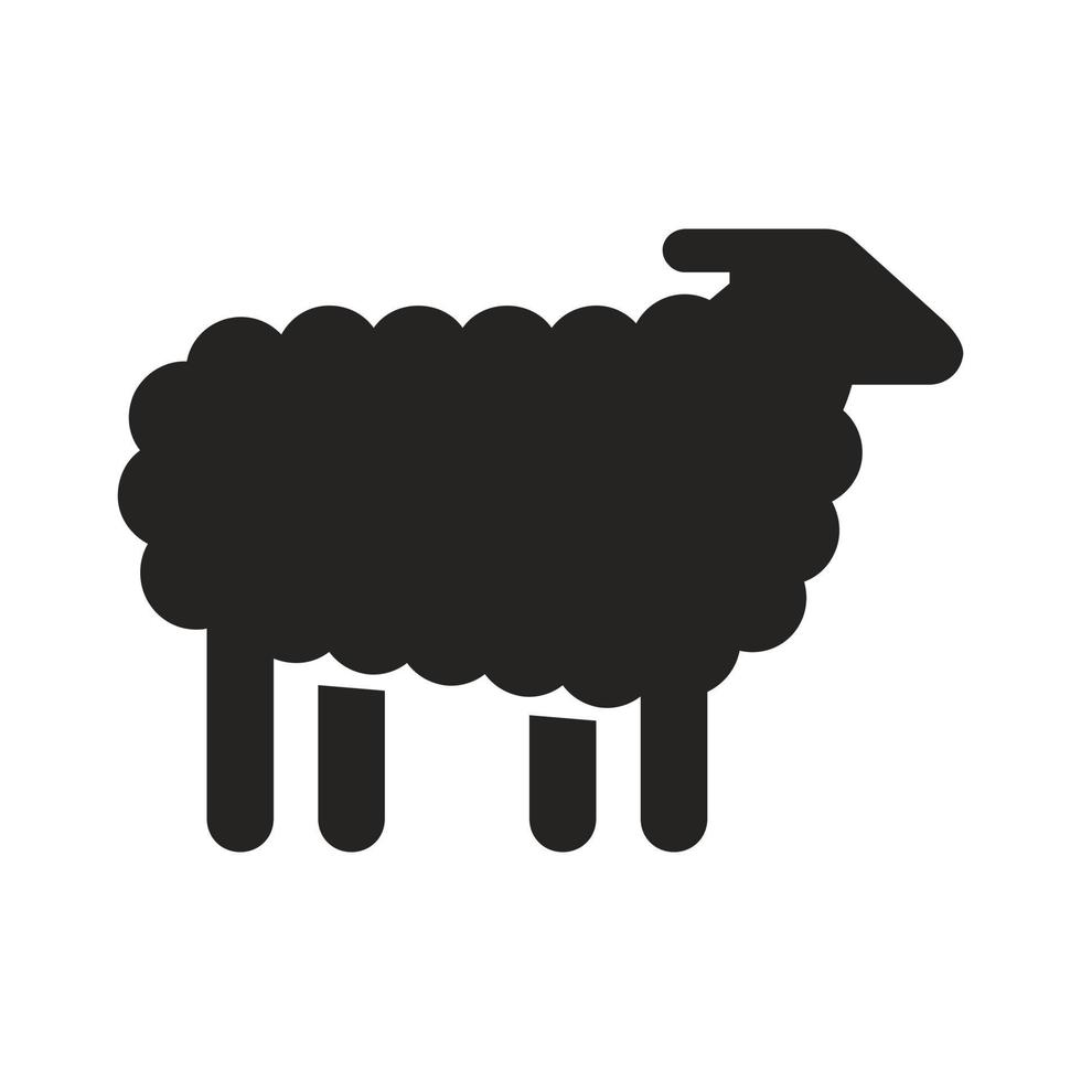 schapen pictogram illustratie. vectorontwerpen die geschikt zijn voor websites, apps en meer. vector