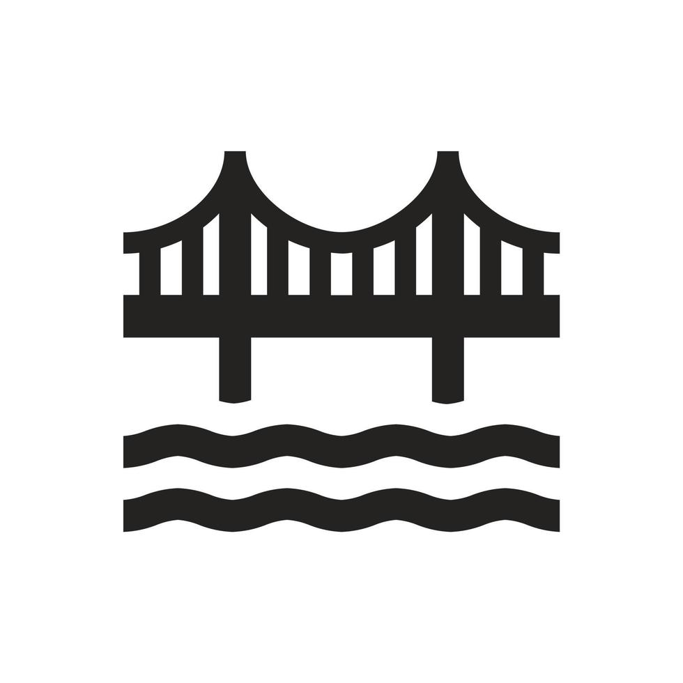 brug pictogram illustratie. vector