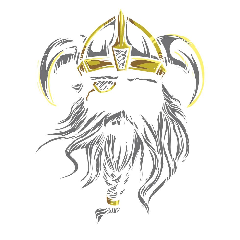 eenogige viking t-shirt.kan worden gebruikt voor t-shirt print, mok print, kussens, fashion print design, kinderkleding, baby shower, begroeting en ansichtkaart. t-shirt ontwerp vector