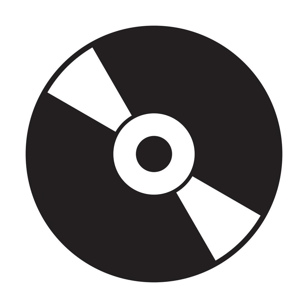 compact disc pictogram vector cd symbool voor grafisch ontwerp, logo, website, sociale media, mobiele app, ui illustratie