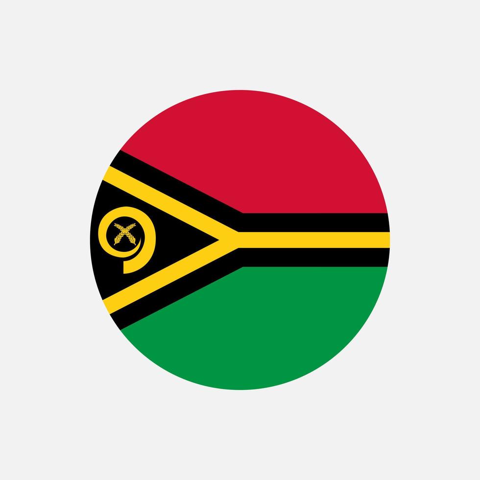 land vanuatu. vanuatuaanse vlag. vectorillustratie. vector