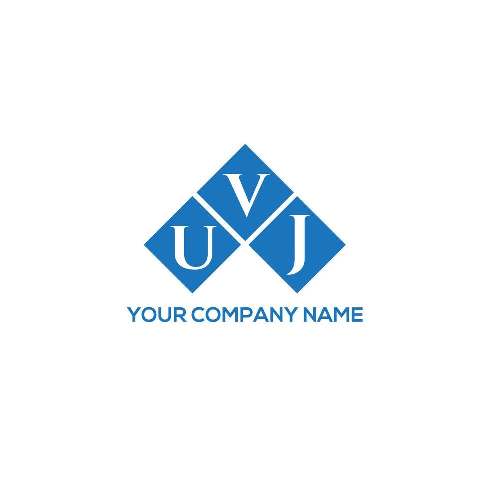 uvj creatieve initialen brief logo concept. uvj brief design.uvj brief logo ontwerp op witte achtergrond. uvj creatieve initialen brief logo concept. uvj brief ontwerp. vector